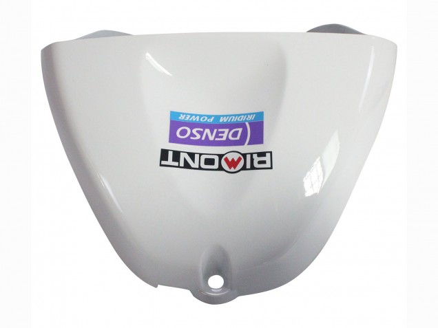 Kawasaki ZX6R Motorrad Verkleidung 2005-2006 - Weiss Lila Schwarz Rizoma Playboy Denso