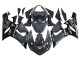 Kawasaki ZX6R Motorrad Verkleidung 2005-2006 - Dunkel Grau Schwarz
