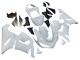 Kawasaki ZX6R Motorrad Verkleidung 2005-2006 - Weiss