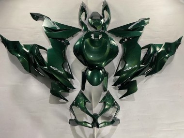 Kawasaki ZX6R Motorrad Verkleidung 2019-2022 - Dunkel Grun