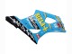 Suzuki GSXR 1000 Motorrad Verkleidung 2003-2004 - Hellblau Gelb Schwarz Rizla Motul