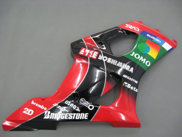 Suzuki GSXR 1000 Motorrad Verkleidung 2003-2004 - Rot Gelb Blau Grun Schwarz JOMO
