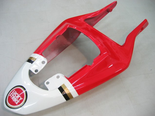 Suzuki GSXR 1000 Motorrad Verkleidung 2003-2004 - Weiss Rot Motul Lucky Strike