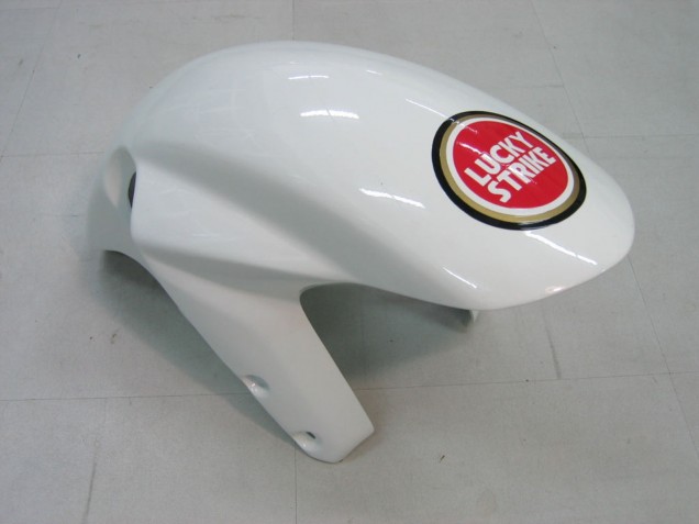 Suzuki GSXR 1000 Motorrad Verkleidung 2003-2004 - Weiss Rot Motul Lucky Strike