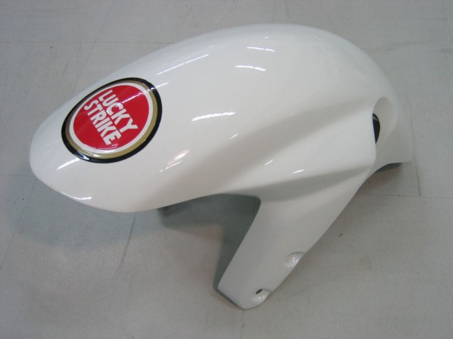 Suzuki GSXR 1000 Motorrad Verkleidung 2003-2004 - Weiss Rot Motul Lucky Strike