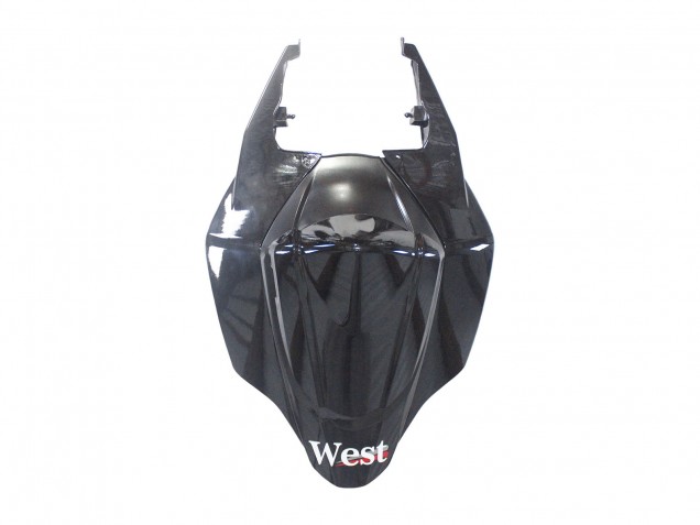 Suzuki GSXR 1000 Motorrad Verkleidung 2007-2008 - Glanzendes Schwarz Weiss West