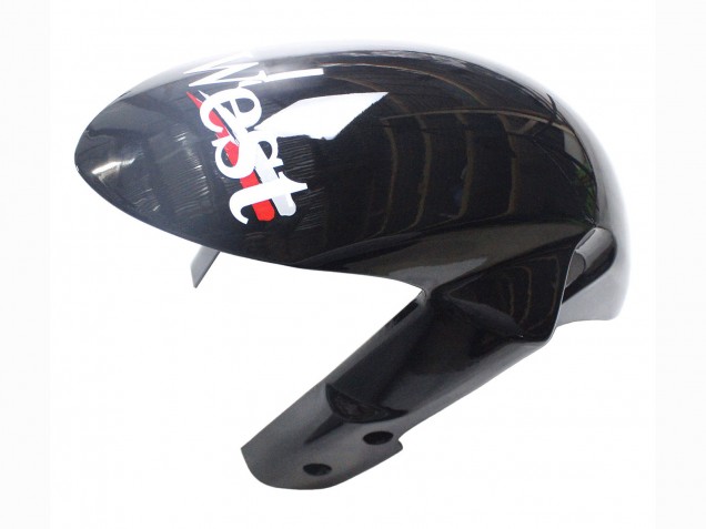 Suzuki GSXR 1000 Motorrad Verkleidung 2007-2008 - Glanzendes Schwarz Weiss West