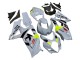 Suzuki GSXR 1000 Motorrad Verkleidung 2007-2008 - Hellgrau Grun Schwarz