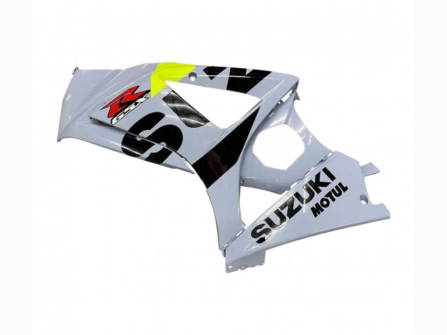 Suzuki GSXR 1000 Motorrad Verkleidung 2007-2008 - Hellgrau Grun Schwarz