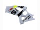 Suzuki GSXR 1000 Motorrad Verkleidung 2007-2008 - Hellgrau Grun Schwarz