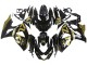 Suzuki GSXR 1000 Motorrad Verkleidung 2009-2016 - Glanzendes Schwarz Gold