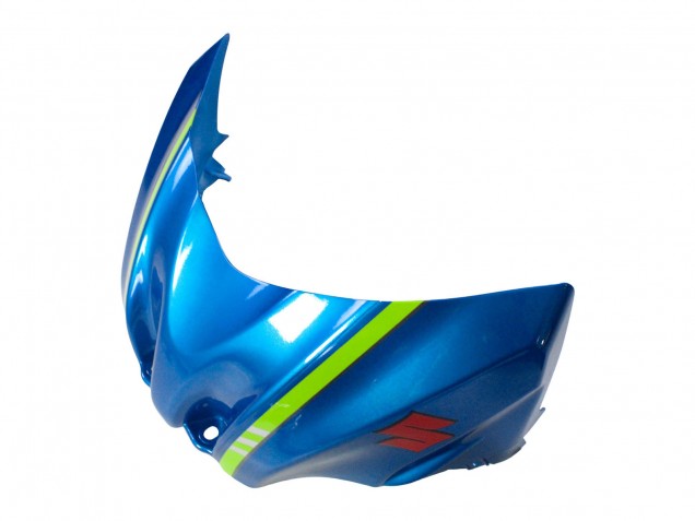 Suzuki GSXR 1000 Motorrad Verkleidung 2009-2016 - Hellblau Grun Motul 29 Ecstar