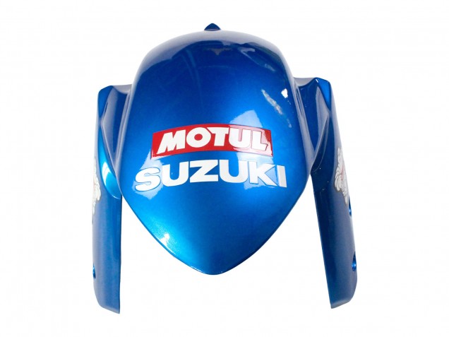 Suzuki GSXR 1000 Motorrad Verkleidung 2009-2016 - Hellblau Grun Motul 29 Ecstar
