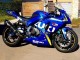 Suzuki GSXR 1000 Motorrad Verkleidung 2009-2016 - Hellblau Grun Motul 29 Ecstar