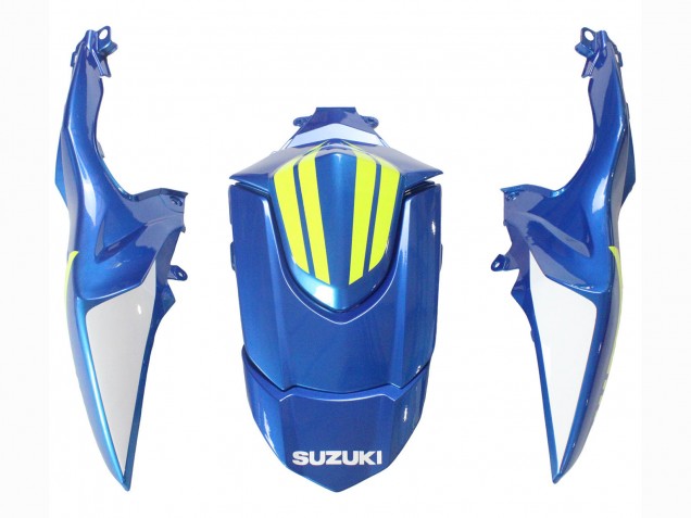 Suzuki GSXR 1000 Motorrad Verkleidung 2009-2016 - Hellblau Grun Rot Motul