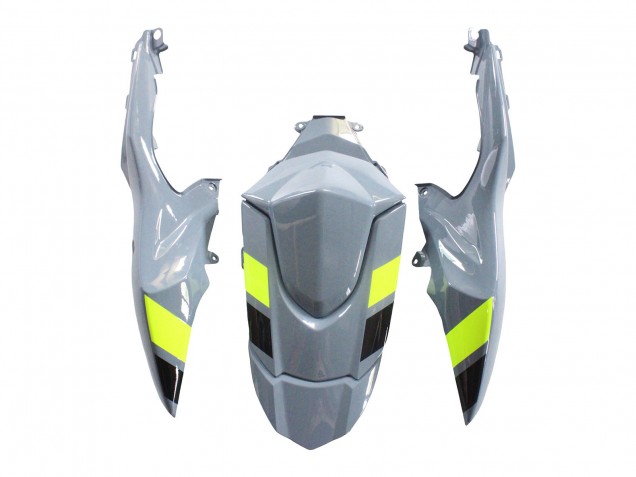Suzuki GSXR 1000 Motorrad Verkleidung 2009-2016 - Grau Neon Gelb Schwarz Motul