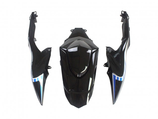 Suzuki GSXR 1000 Motorrad Verkleidung 2009-2016 - Matt Schwarz Weiss Blau