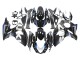 Suzuki GSXR 1000 Motorrad Verkleidung 2009-2016 - Matt Schwarz Weiss Blau
