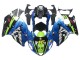 Suzuki GSXR 1300 Hayabusa Motorrad Verkleidung 1996-2007 - Blau Grun Hai 46