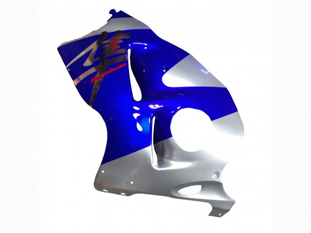 Suzuki GSXR 1300 Hayabusa Motorrad Verkleidung 1996-2007 - Blau Silber Hayabusa