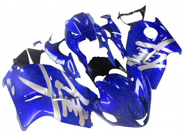 Suzuki GSXR 1300 Hayabusa Motorrad Verkleidung 1996-2007 - Glanzendes Blau