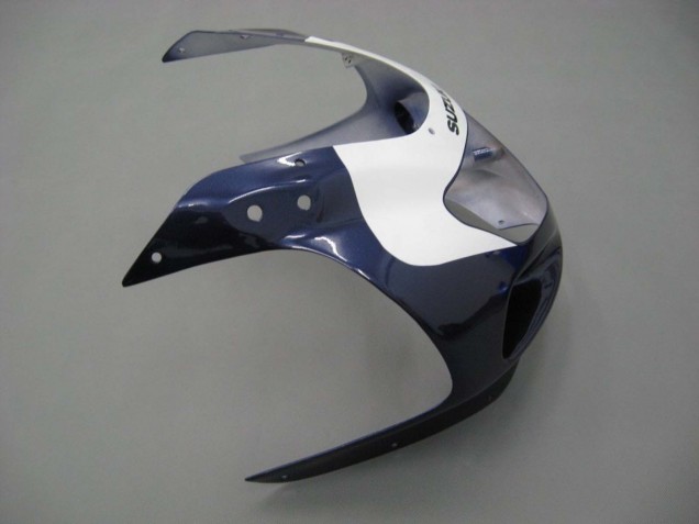 Suzuki GSXR 600 / GSXR 750 Motorrad Verkleidung 2001-2003 - Blau Weiss Glanzendes Schwarz Rot