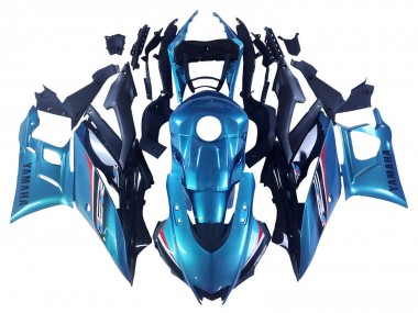 Yamaha YZF R3/R25 Motorrad Verkleidung 2019-2021 - Blau Schwarz