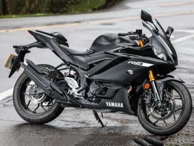 Yamaha YZF R3/R25 Motorrad Verkleidung 2019-2021 - Matt Schwarz Silber