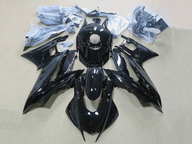 Yamaha YZF R3/R25 Motorrad Verkleidung 2019-2021 - Glanzendes Schwarz