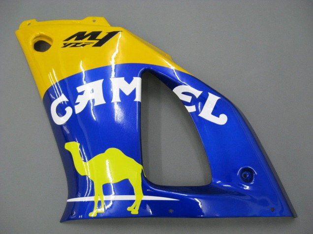 Yamaha YZF 1000 R1 Motorrad Verkleidung 2000-2001 - Weiss Gelb Blau Motul Kamel