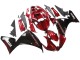 Yamaha YZF 1000 R1 Motorrad Verkleidung 2012-2014 - Rot Glanzendes Schwarz