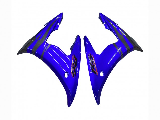 Yamaha YZF R6S Motorrad Verkleidung 2006-2009 - Blau Schwarz