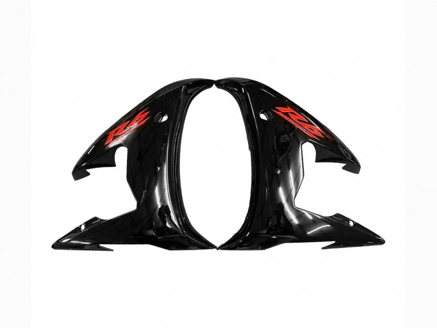Yamaha YZF R6 Motorrad Verkleidung 2003-2004 - Glanzendes Schwarz Rot