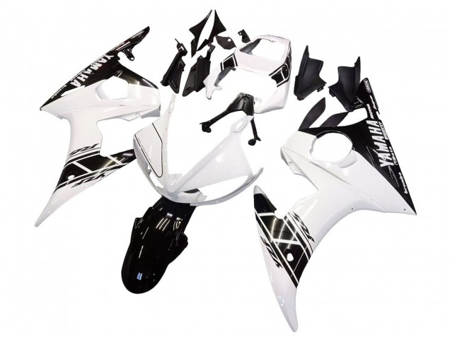 Yamaha YZF 600 R6 Motorrad Verkleidung 2005 - Weiss Schwarz