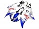 Yamaha YZF 600 R6 Motorrad Verkleidung 2005 - Weiss Blau Dunlop Fiat Motul