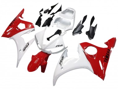 Yamaha YZF 600 R6 Motorrad Verkleidung 2005 - Weiss Rot