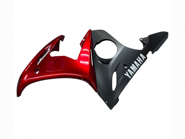 Yamaha YZF 600 R6 Motorrad Verkleidung Kit 2005 - Rot Matt Schwarz