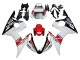 Yamaha YZF 600 R6 Motorrad Verkleidung 2005 - Weiss Schwarz Rot Motul