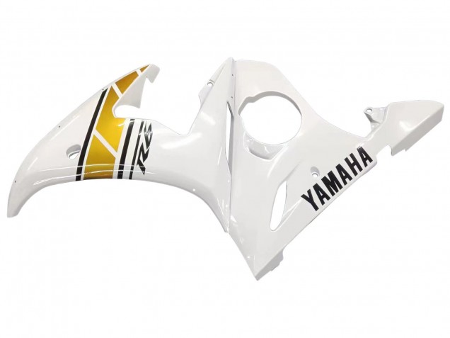 Yamaha YZF 600 R6 Motorrad Verkleidung 2005 - Weiss Gold Schwarz