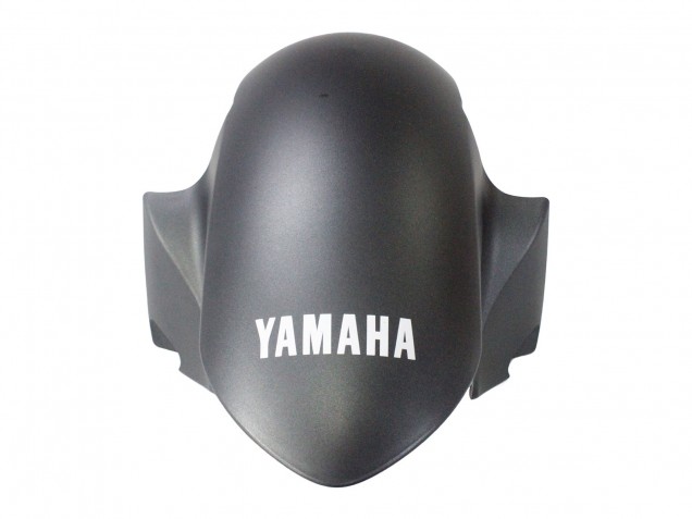 Yamaha YZF 600 R6 Motorrad Verkleidung 2006-2007 - Matt Schwarz Silber Flamme
