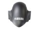Yamaha YZF 600 R6 Motorrad Verkleidung 2006-2007 - Matt Schwarz Silber Flamme