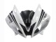 Yamaha YZF 600 R6 Motorrad Verkleidung 2006-2007 - Weiss Glanzendes Schwarz Motul Michelin