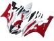 Yamaha YZF 600 R6 Motorrad Verkleidung 2006-2007 - Weiss Rot