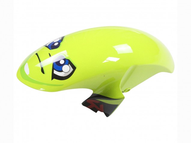 Yamaha YZF 600 R6 Motorrad Verkleidung 2006-2007 - Blau Neon Grun Schwarz Hai