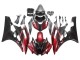 Yamaha YZF 600 R6 Motorrad Verkleidung 2006-2007 - Rot Matt Schwarz