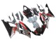 Yamaha YZF 600 R6 Motorrad Verkleidung 2008-2016 - Silber Schwarz Rot Hai 4