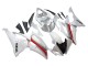 Yamaha YZF 600 R6 Motorrad Verkleidung 2008-2016 - Weiss Rot