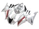 Yamaha YZF 600 R6 Motorrad Verkleidung 2008-2016 - Weiss Rot