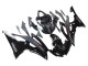Yamaha YZF 600 R6 Motorrad Verkleidung 2008-2016 - Glanzendes Schwarz Matt Schwarz