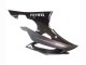 Yamaha YZF 600 R6 Motorrad Verkleidung 2008-2016 - Glanzendes Schwarz Matt Schwarz